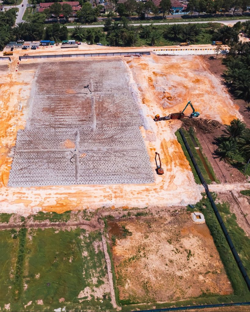 Cleared residential lot awaiting house pad grading and additional site preparation